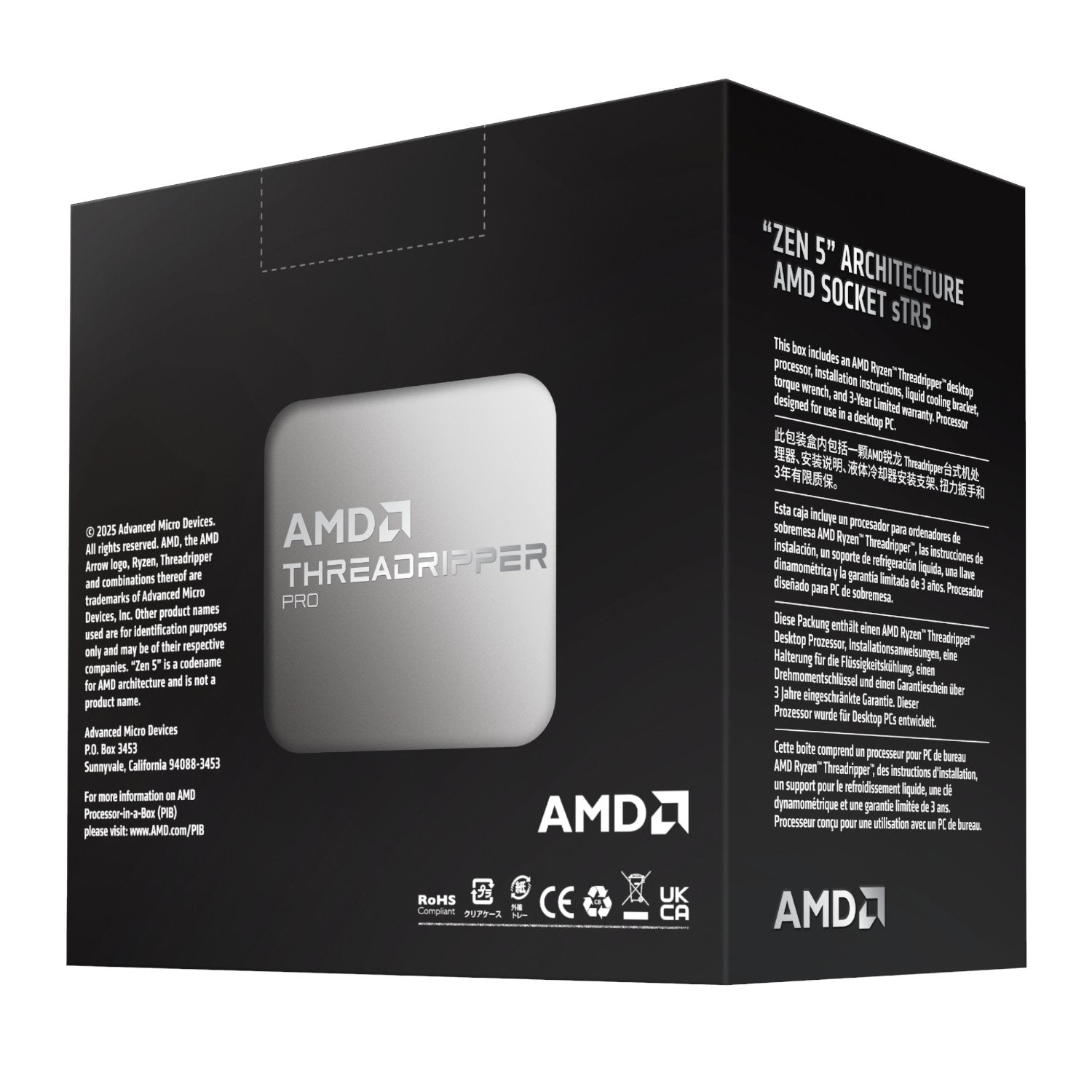 AMD Ryzen Threadripper Pro 9955WX 16-Core 4.5GHz CPU