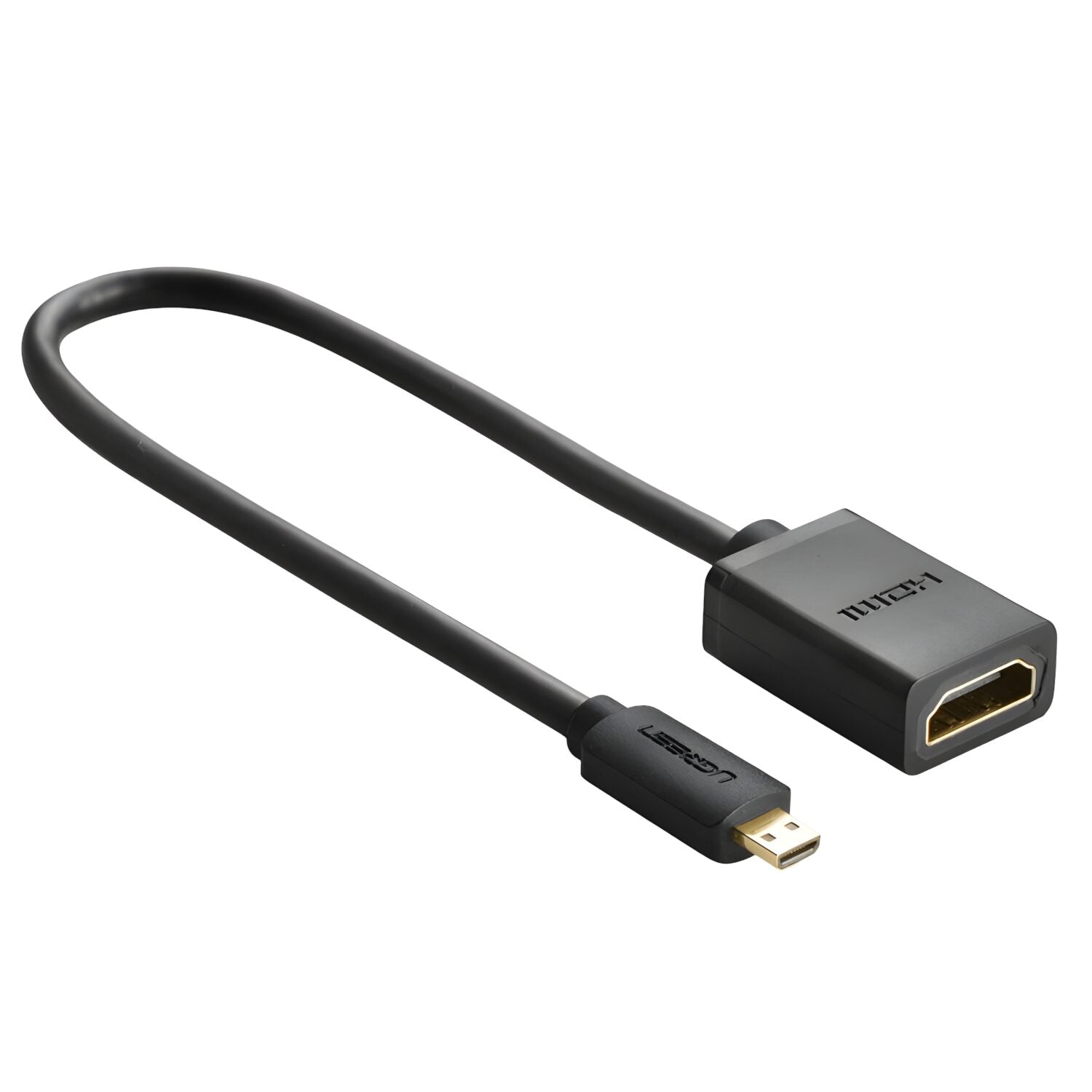 UGREEN 20134-20134 Micro HDMI Male to HDMI Female Adapter - Black