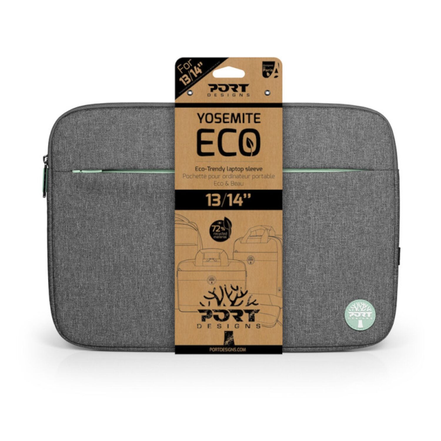 Port Designs YOSEMITE 13/14" Eco Notebook Sleeve