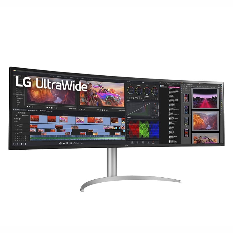 LG UltraWide 49" Dual-QHD IPS Curved Monitor 144Hz with USB-C incl Speakers