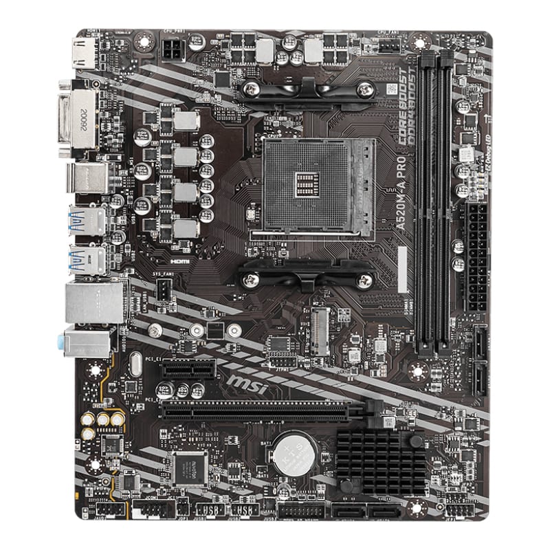 MSI A520M-A PRO AM4 AMD MATX Gaming Motherboard
