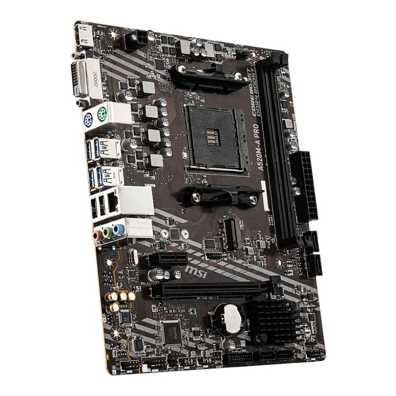 MSI A520M-A PRO AM4 AMD MATX Gaming Motherboard