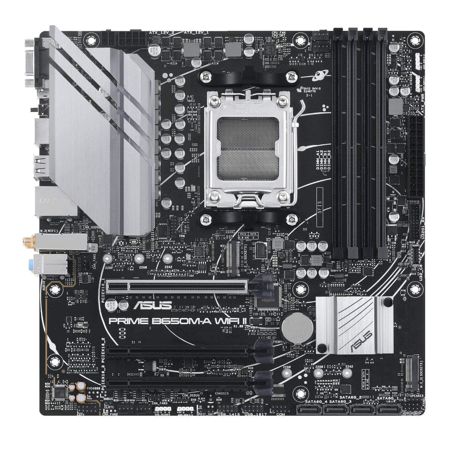 Asus PRIME B650M-A WIFI II M-ATX Gaming Motherboard
