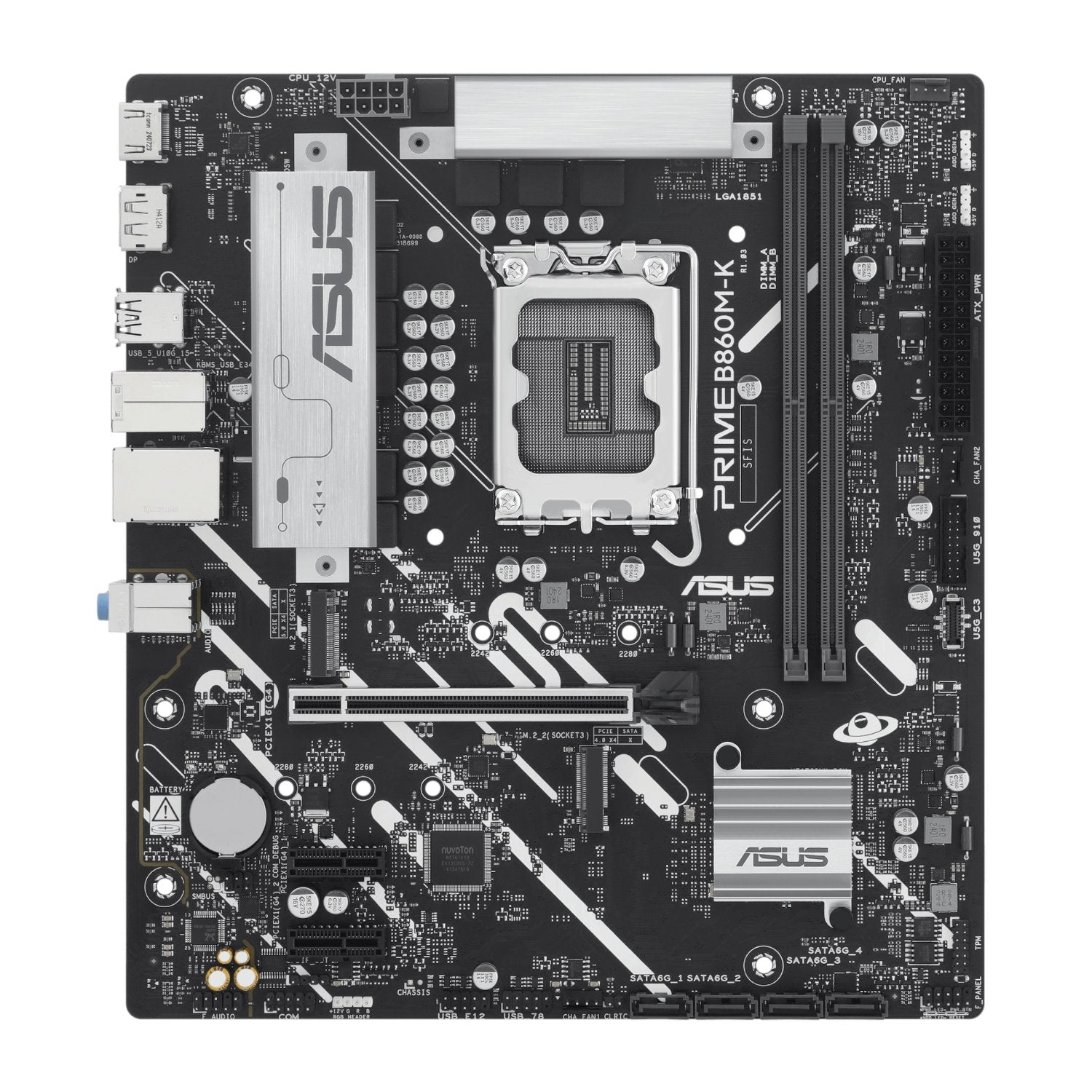 Asus PRIME B860M-K Intel LGA1851 M-ATX Motherboard
