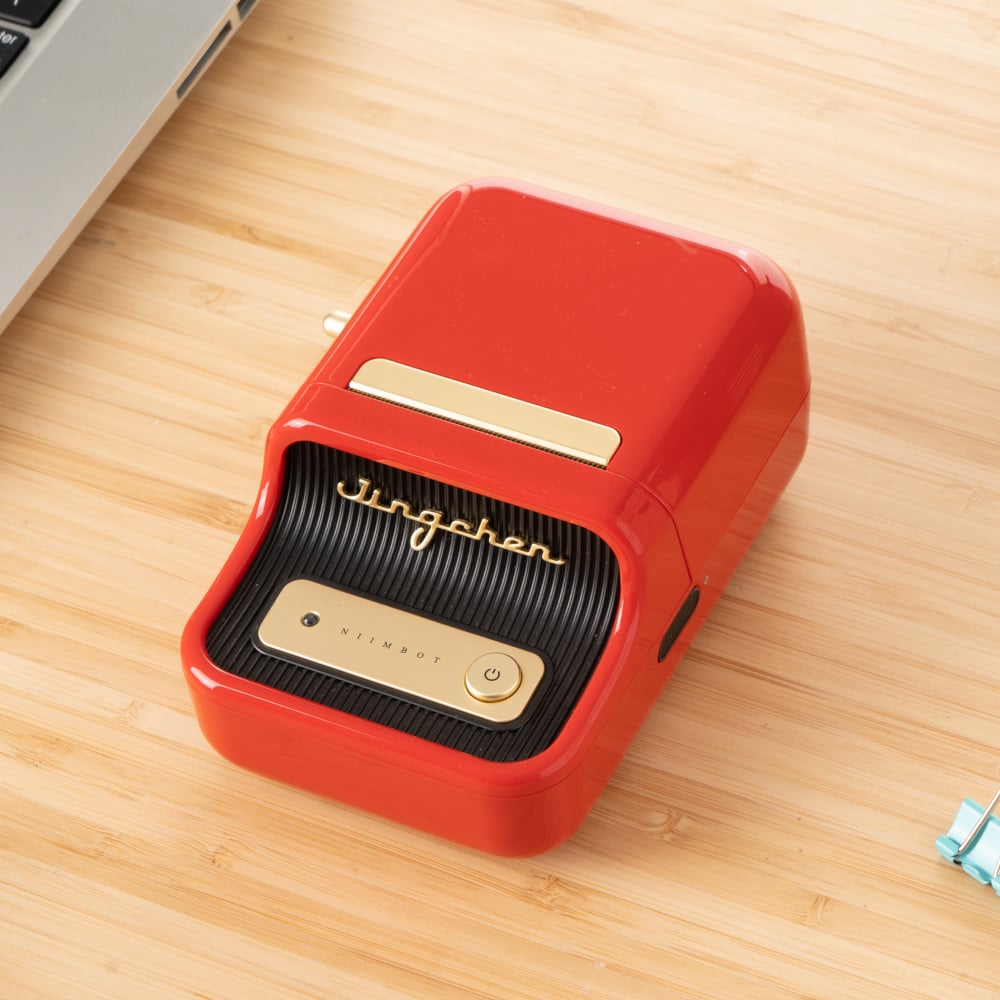 Niimbot B21 Portable Thermal Label Printer - Red