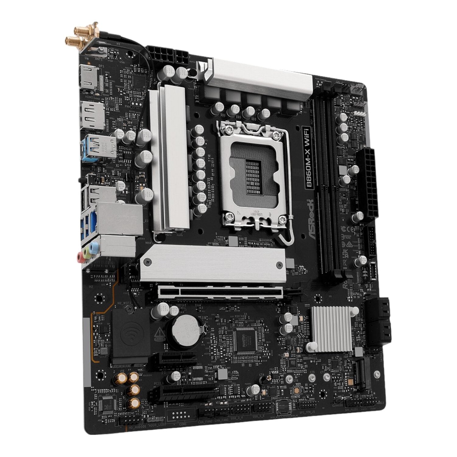ASRock B860M-X Micro ATX DDR5 Motherboard (PCIe 5 and Wi-Fi 6E)