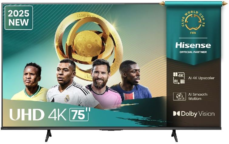 Hisense 75-Inch A6Q Ultra HD Smart TV