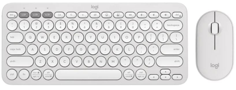 Logitech Pebble 2 Keyboard &amp; Mouse Combo - White