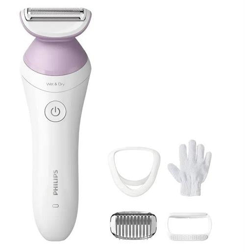 Philips Cordless Lady Wet &amp; Dry Shaver 6000 Pink Includes