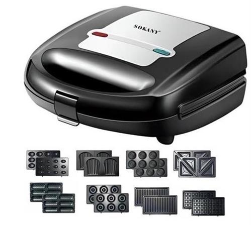 SOKANY 6 IN 1 SANDWICH MAKER SET 750W