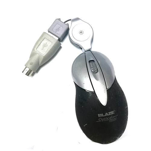 Geeko Black &amp; Silver USB Mini Optical Mouse