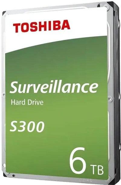 Toshiba S300 3.5-inch 6TB SATA III Surveillance Internal Hard Drive