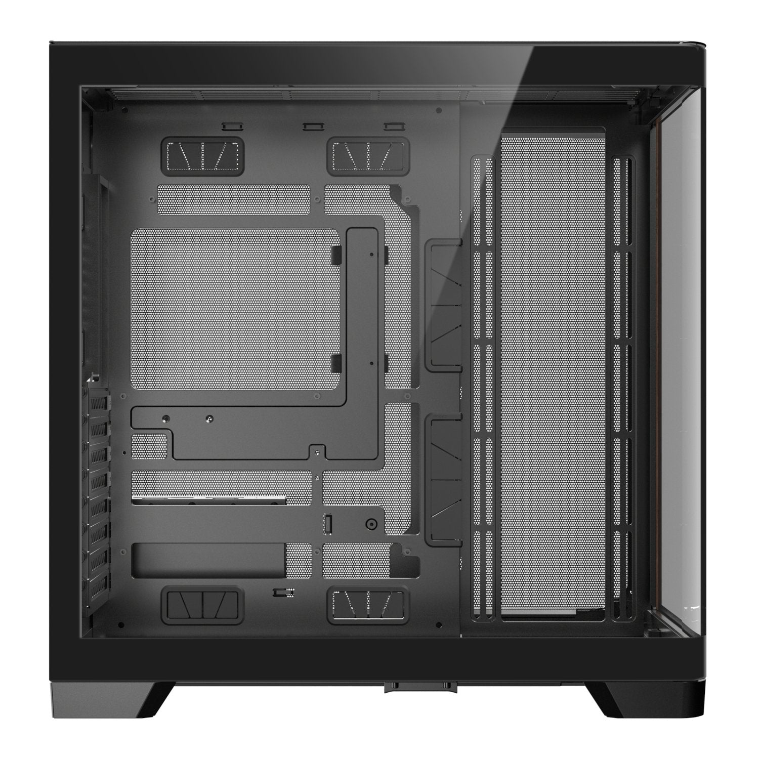 Antec C8 Curved Wood E-ATX | ATX | Micro-ATX | ITX Dual Chamber Gaming Chassis - Black