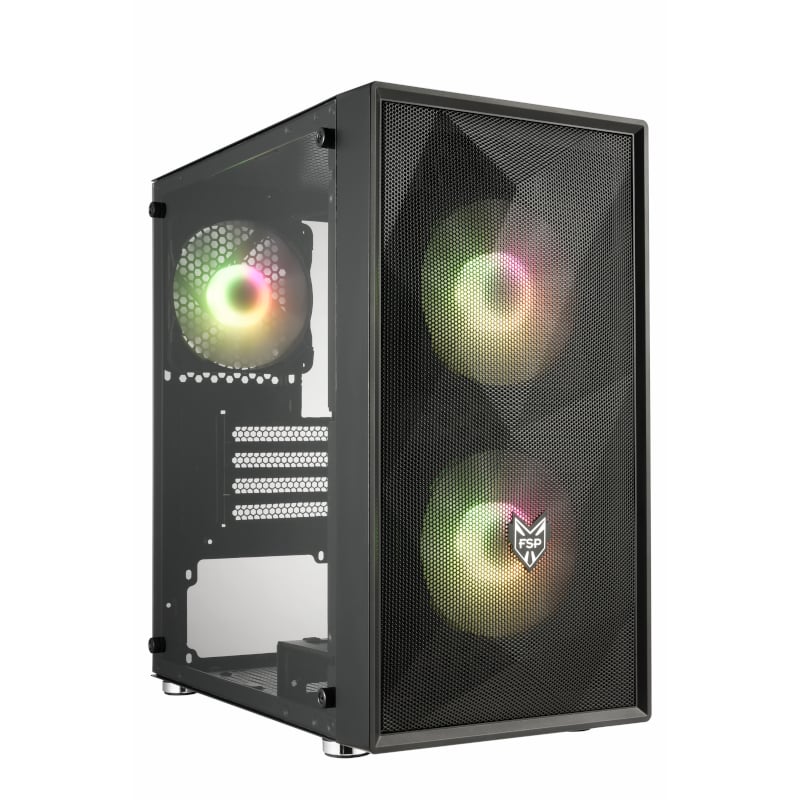 FSP CST130A Micro-ATX
Gaming Chassis - Black