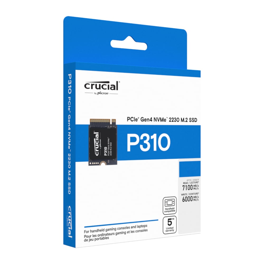 Crucial P310 1TB Gen4 M.2 2230 NVMe 3D NAND SSD