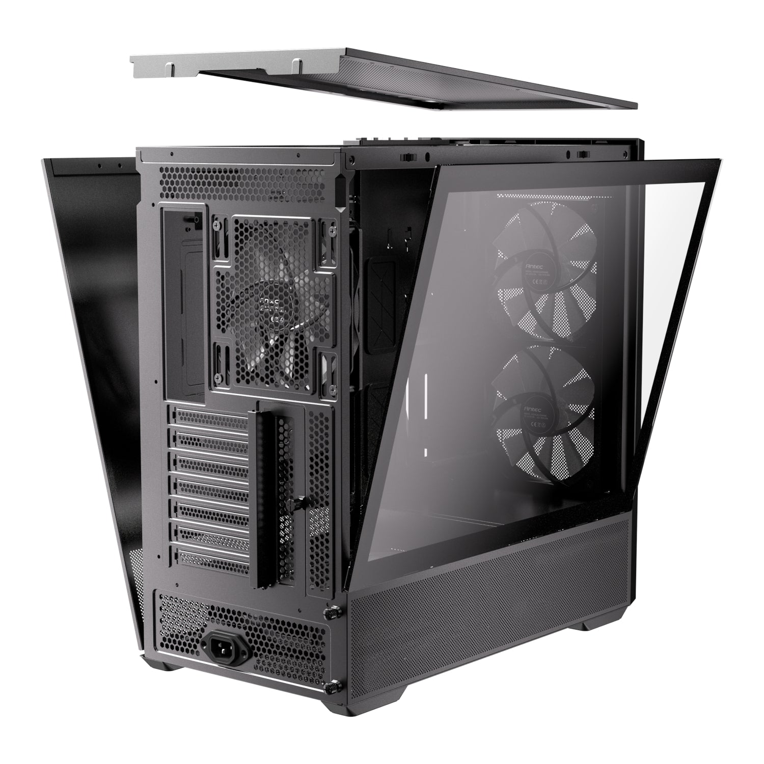 Antec FLUX Rear ARGB ATX Mid Tower Gaming Chassis - Black