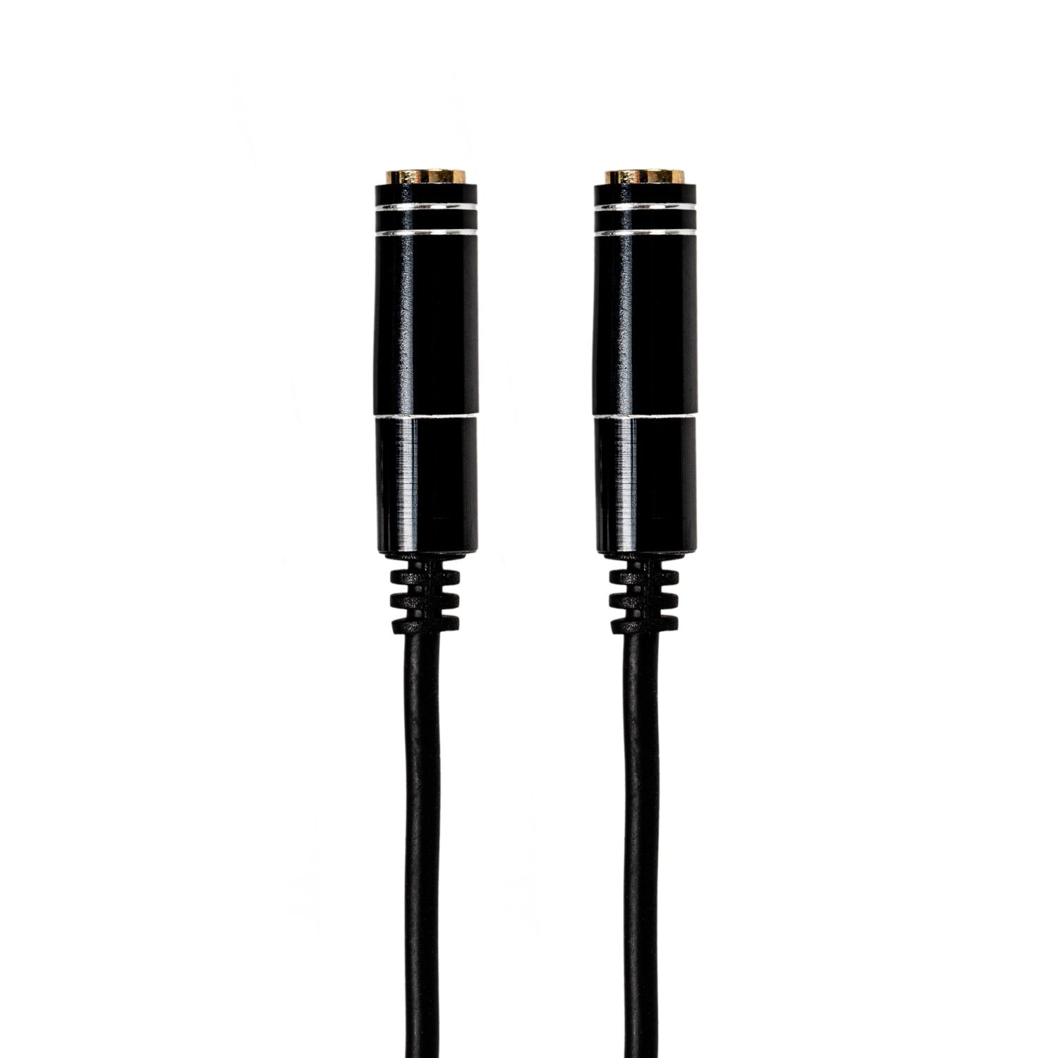Gizzu 3-Pole Audio Splitter Cable - Black