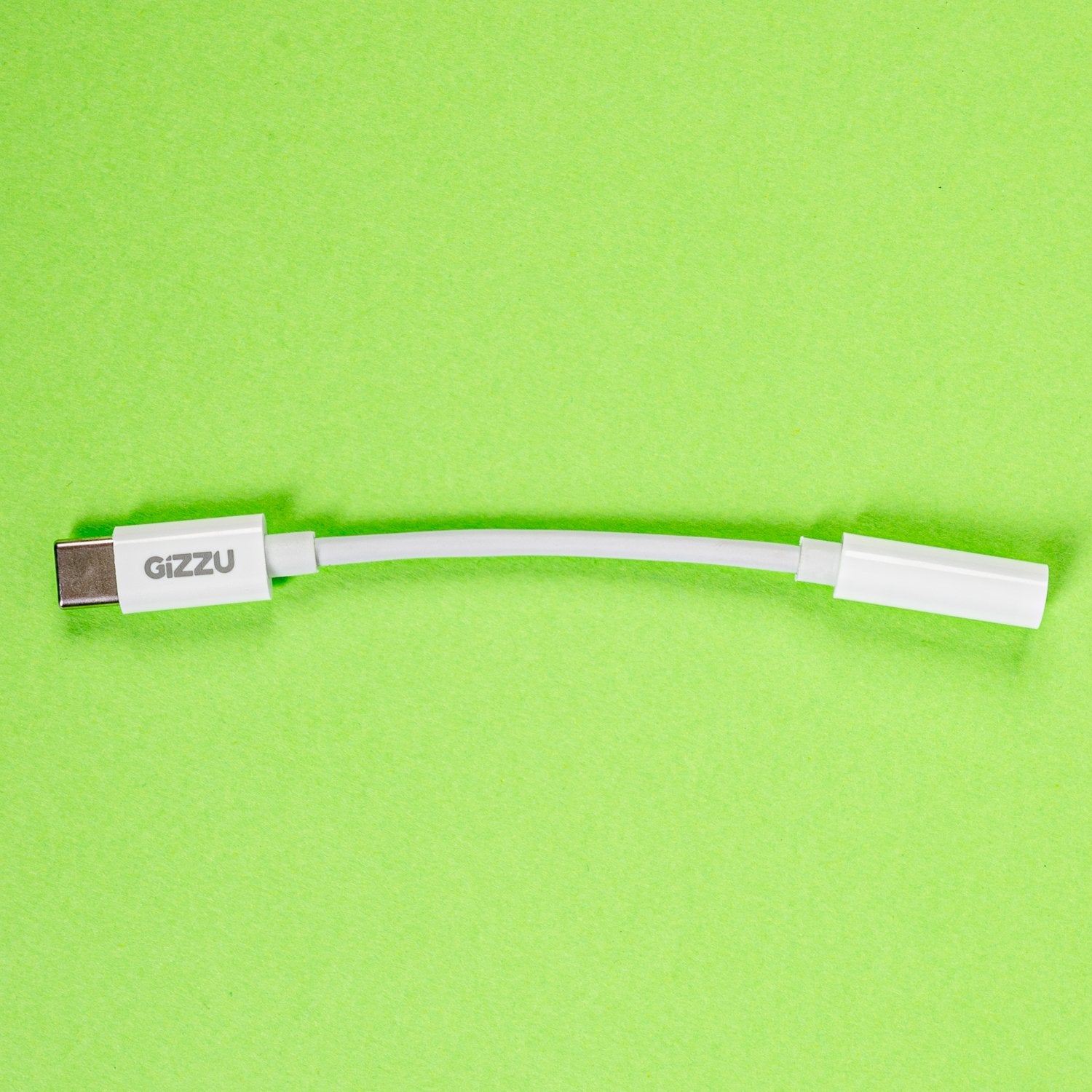Gizzu USB Type-C to 3.5mm AUX Audio Adapter - White