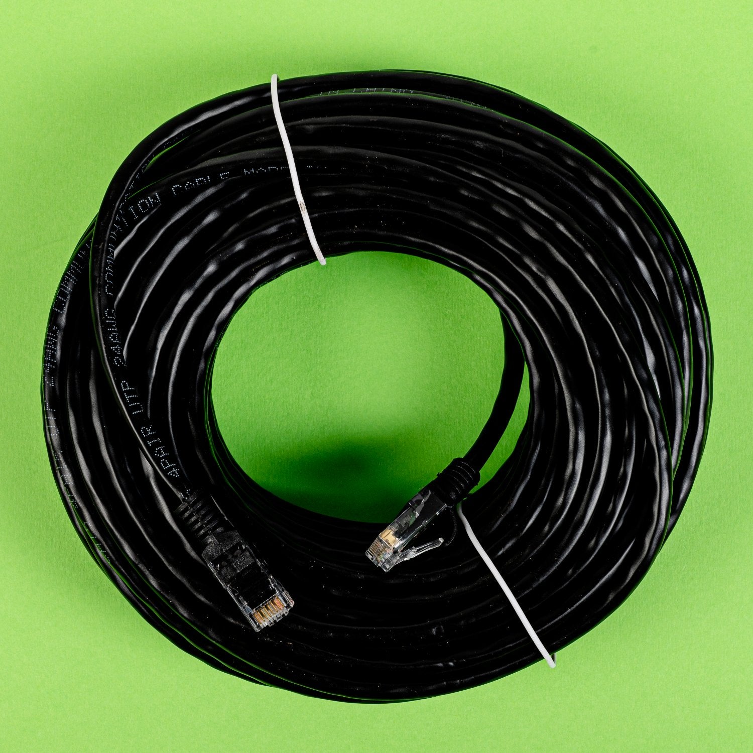 Gizzu Cat6 UTP Fly Lead Ethernet Network Cable 20m – Black