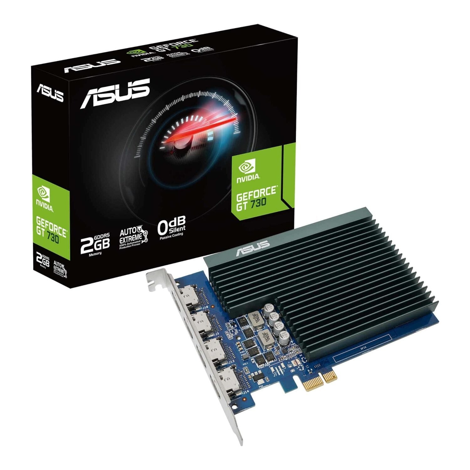 Asus GT730 2GB GDDR5 Graphics Card with 4 HDMI Ports