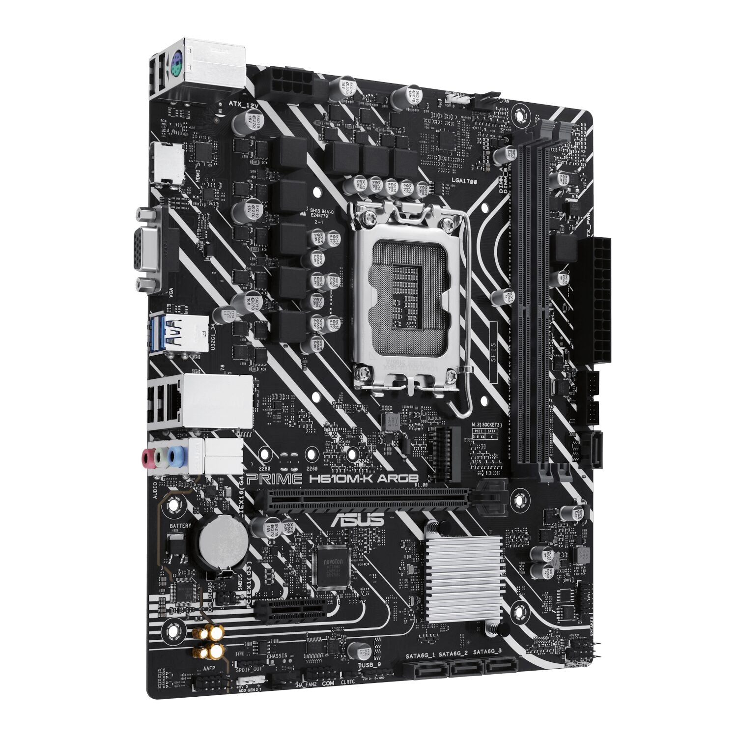 Asus PRIME H610M-R DDR5 LGA1700 Micro-ATX Motherboard