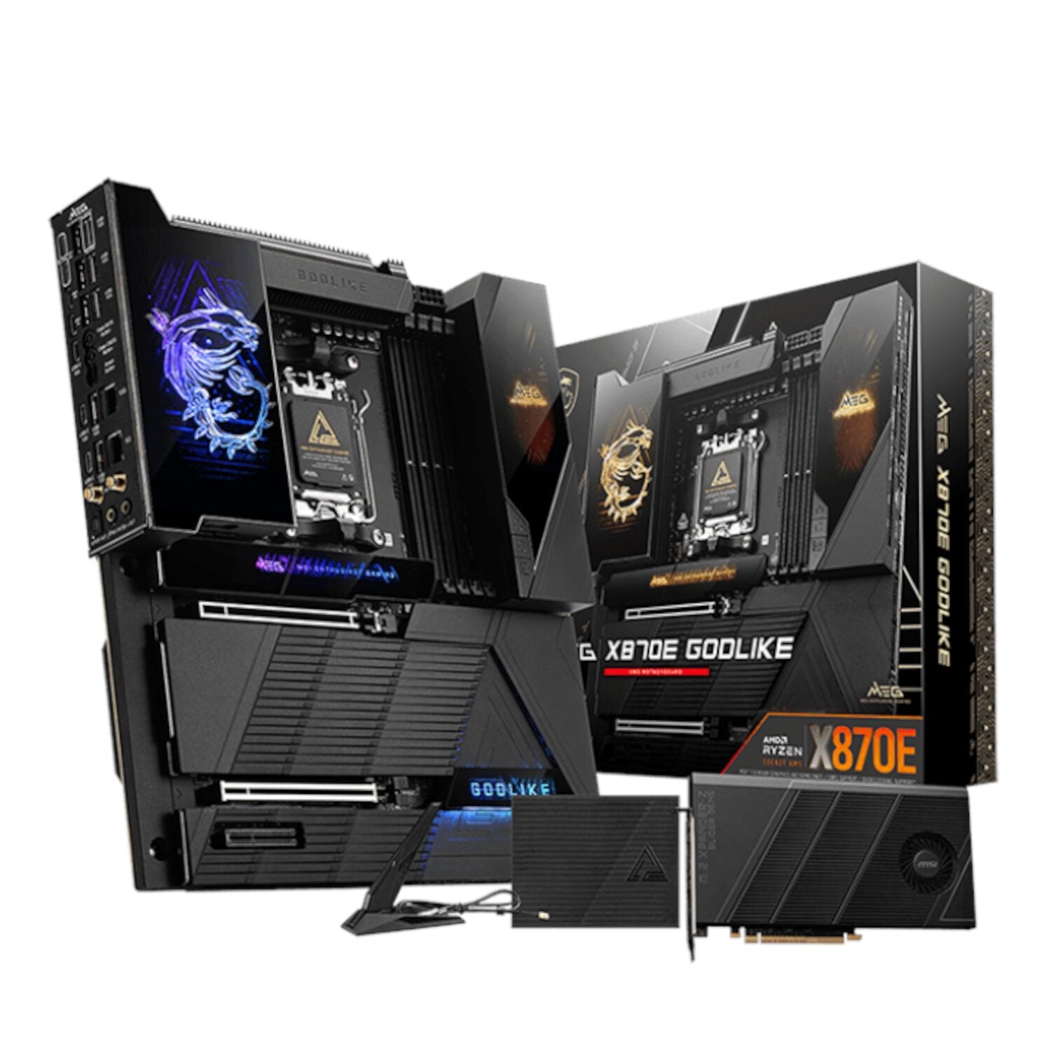 MSI MEG X870E GODLIKE E-ATX AM5 Motherboard with Wi-Fi 7
