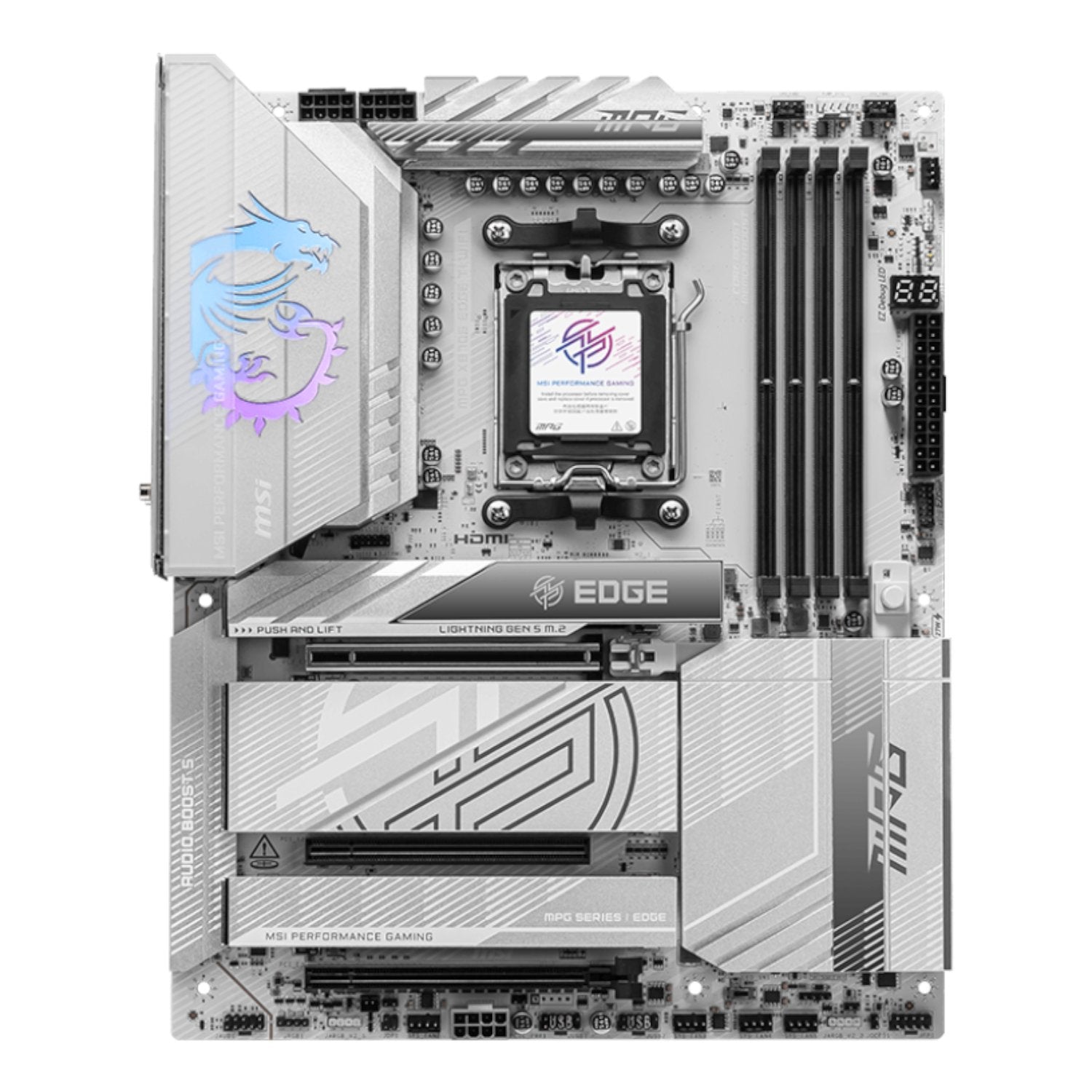 MSI MPG X870E EDGE TI WIFI AM5 ATX DDR5 Gaming Motherboard