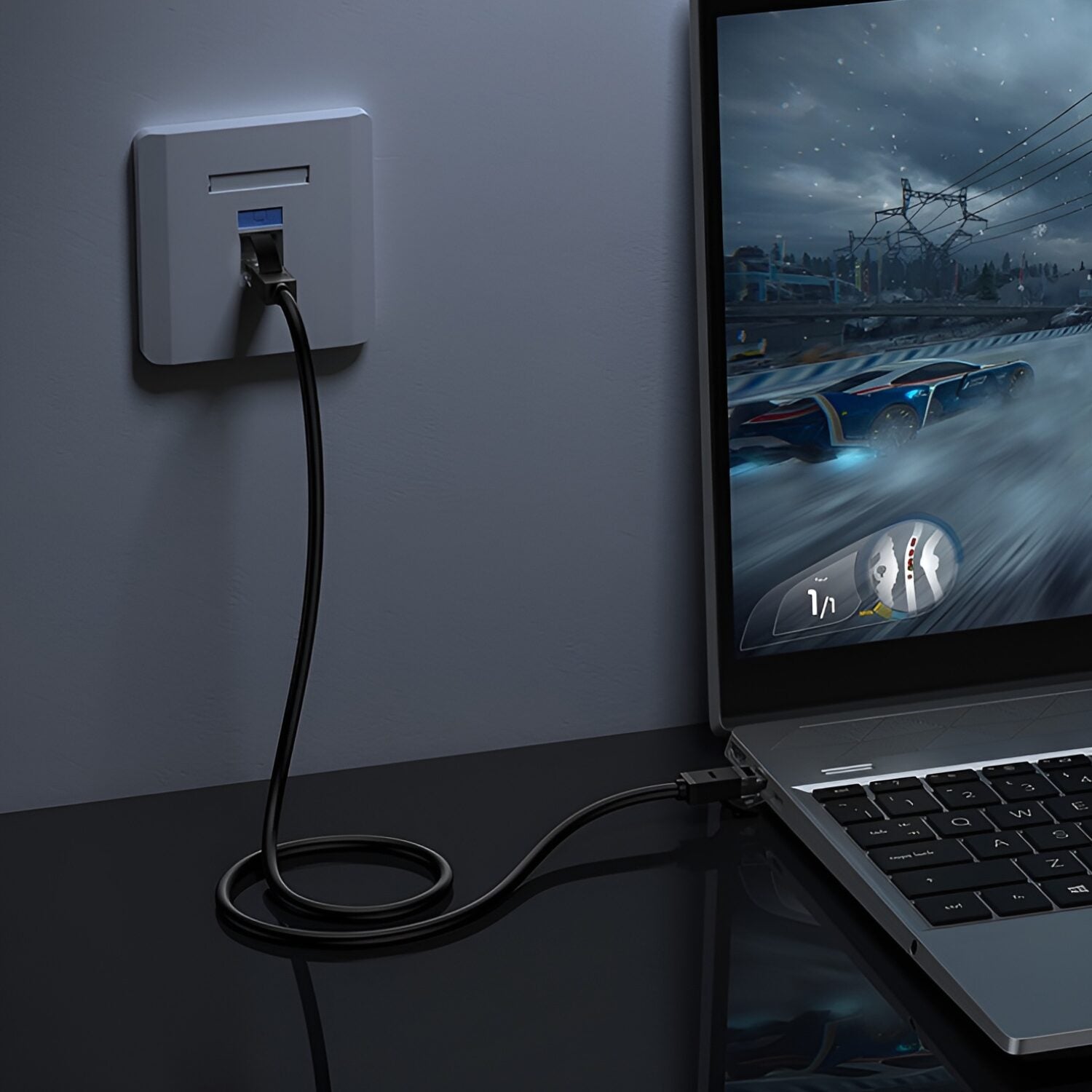 UGREEN NW102-20161 Cat6 UTP Ethernet Cable 3m - Black