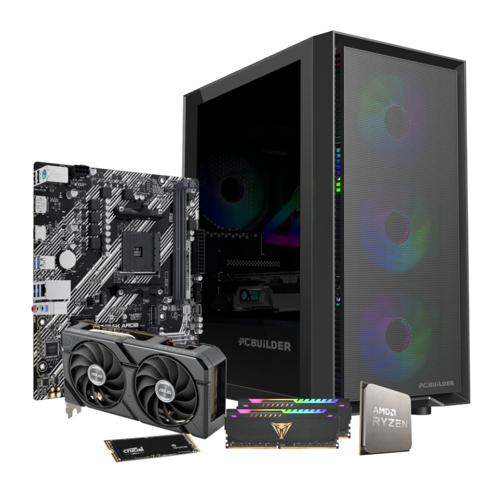 PCBuilder Ryzen 5 5600X PATHFINDER Windows 11 Gaming PC