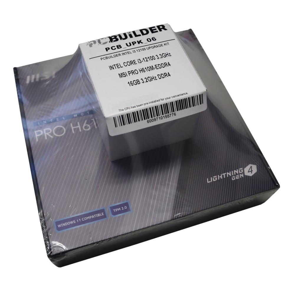 PCBuilder Intel Core i3-12100 LEVEL UP Core Upgrade Kit