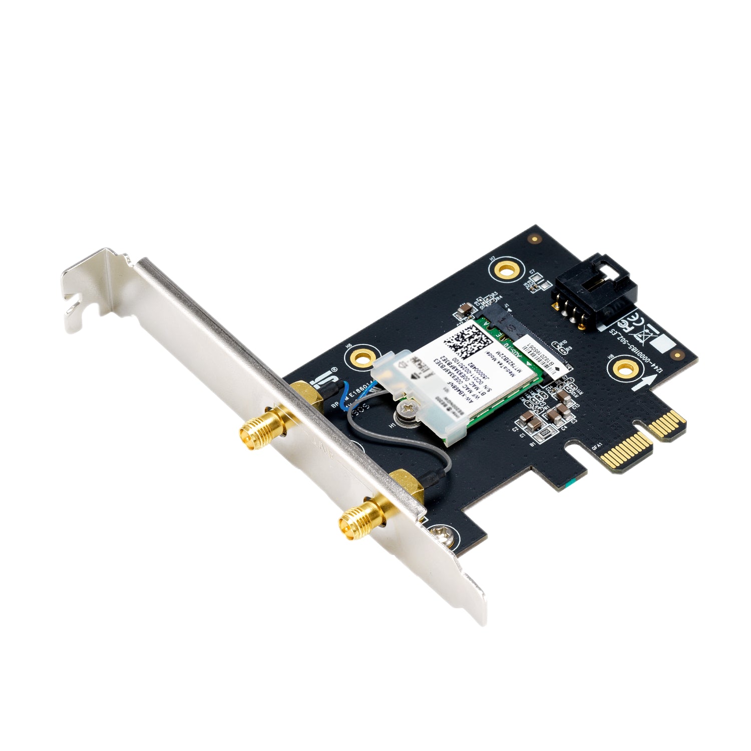 ASUS  Wi-Fi 7 Tri-Band PCIe Wireless Adapter with Bluetooth 5.4 – Black