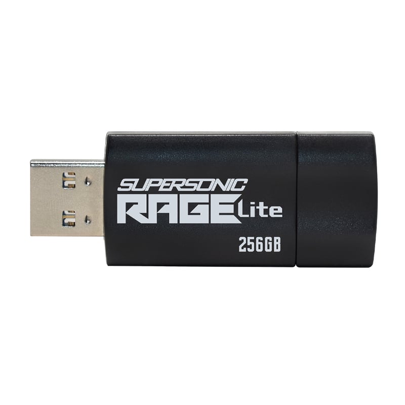 Patriot Rage Lite 256GB USB3.2 Flash Drive - Black