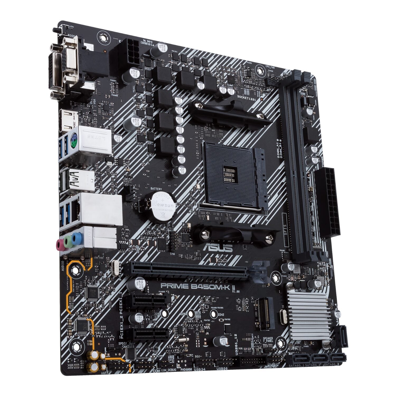 ASUS PRIME B450M-K II mATX Motherboard - AM4, DDR4, HDMI, M.2, USB3.2