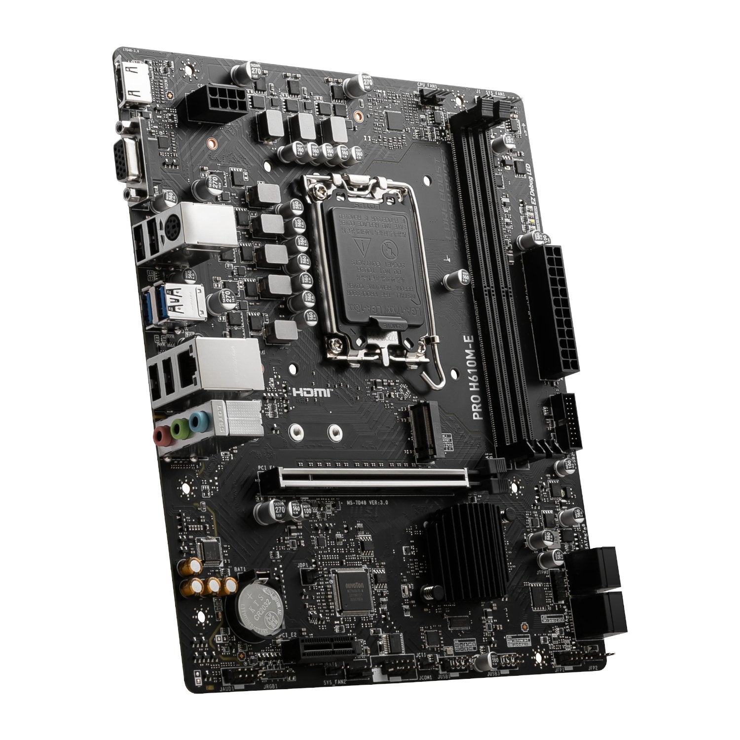 MSI PRO H610M-E Intel LGA1700 DDR5 M-ATX Motherboard