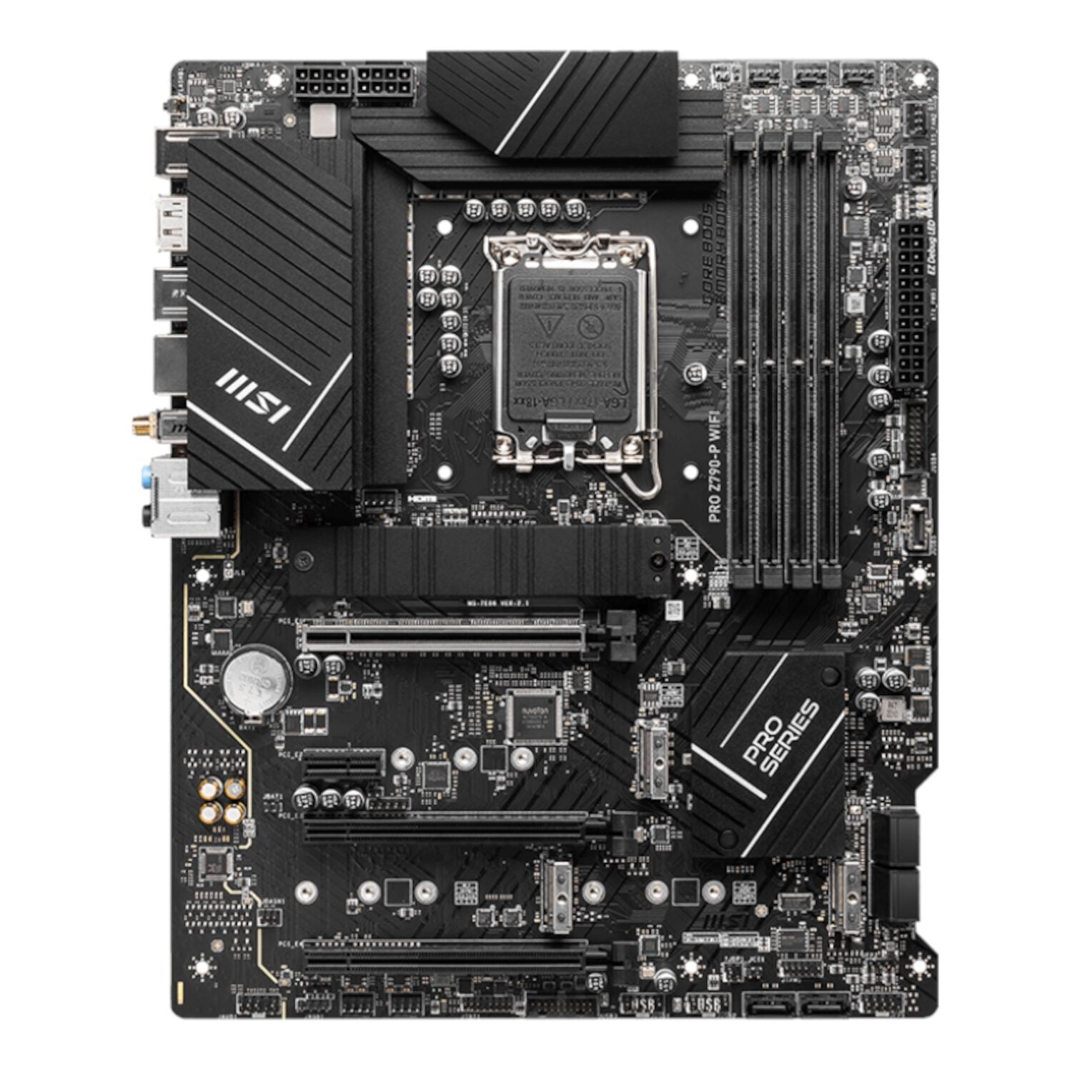 MSI PRO Z790-P WIFI Motherboard – Intel Z790, Wi-Fi 6E, DDR5, ATX