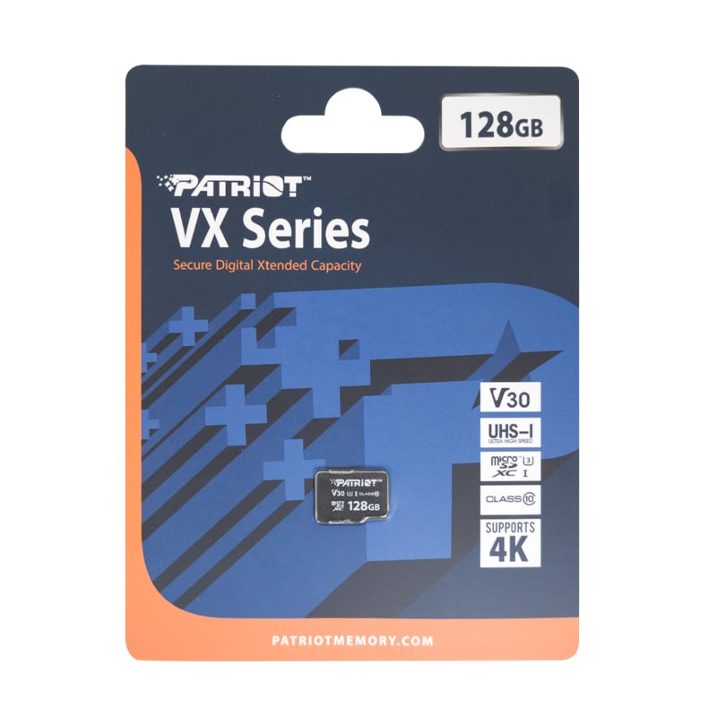Patriot VX CL10 128GB Micro SDHC (Without Adapter)