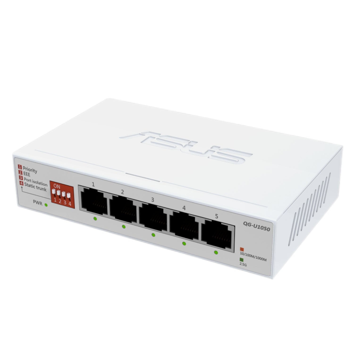 ASUS 5×2.5G Unmanaged Network Switch – White