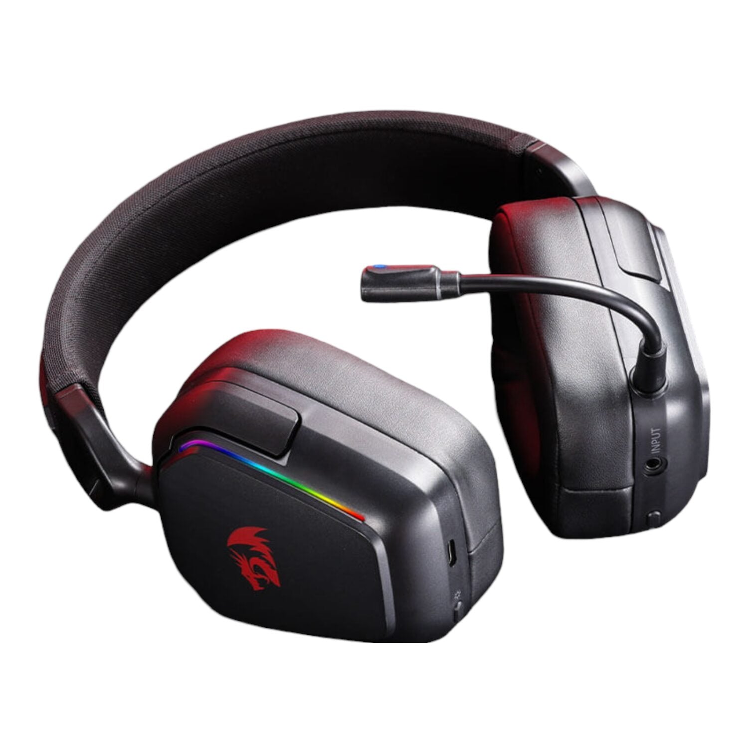 Redragon H868 RGB Wireless Gaming Headset - Black