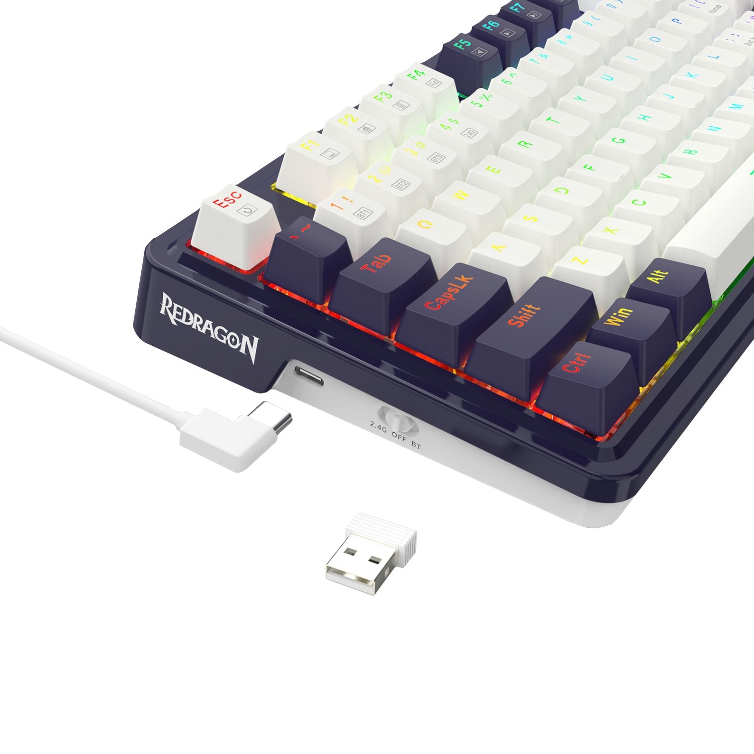 Redragon UCAL K673 PRO Mechanical Wireless Gaming Keyboard - Black