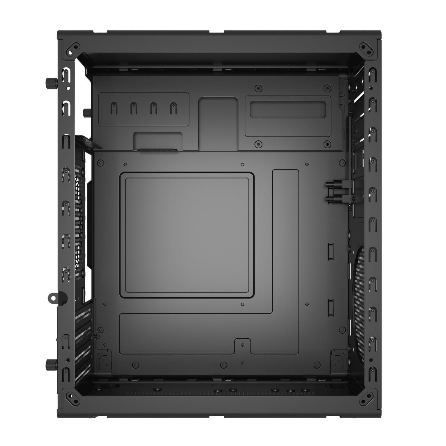 FSP S120 M-ATX Mid Tower Desktop Chassis - Black