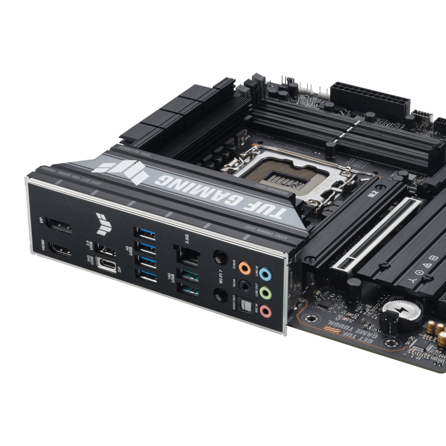 Asus TUF Gaming B860M-Plus Wi-Fi M-ATX Motherboard – Intel LGA1851, DDR5, PCIe 5.0. Wi-Fi 7