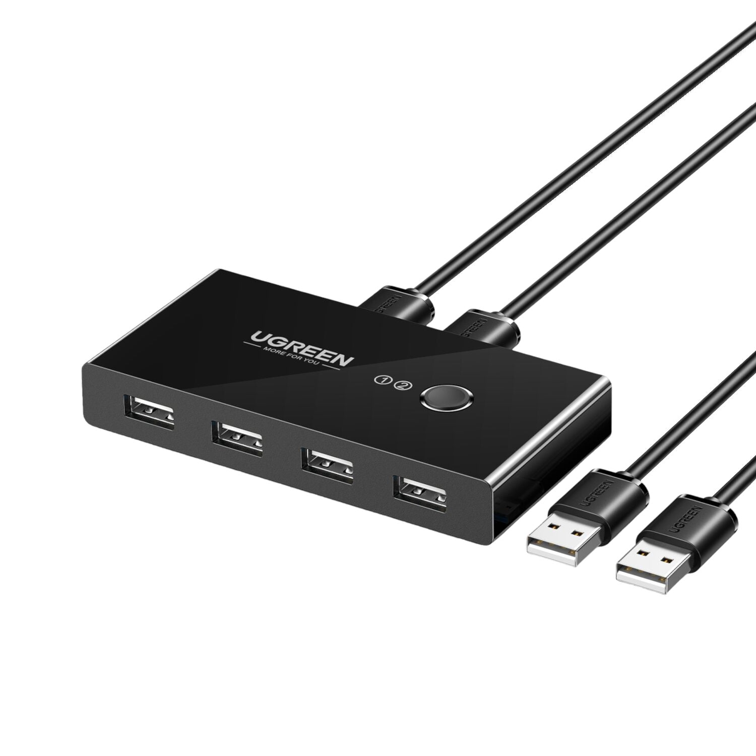 UGREEN USB 3.0 4-Port Switch Box, with 1.5m USB Cables