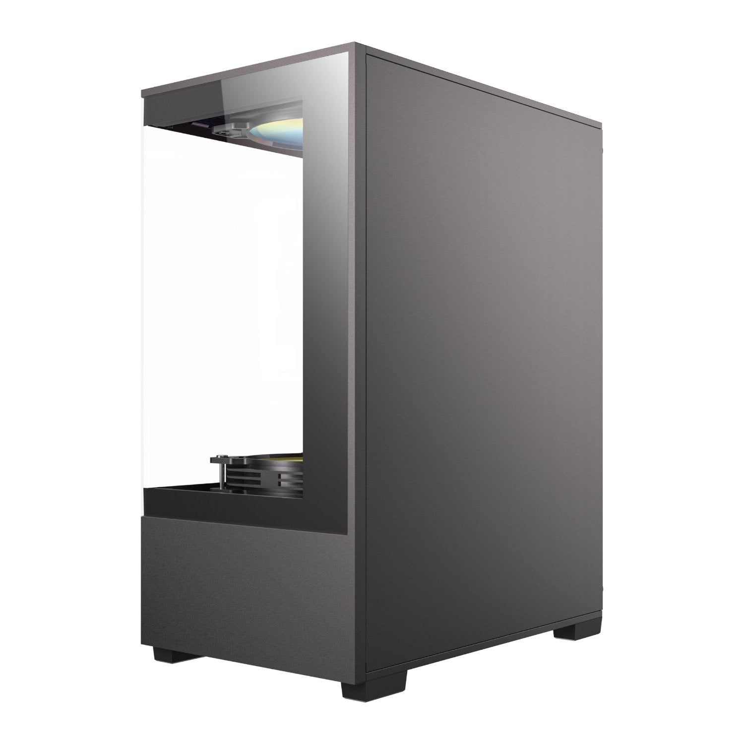 Antec VCX100M RGB Elite ATX, Micro-ATX, ITX Mini Tower Gaming Chassis – Black