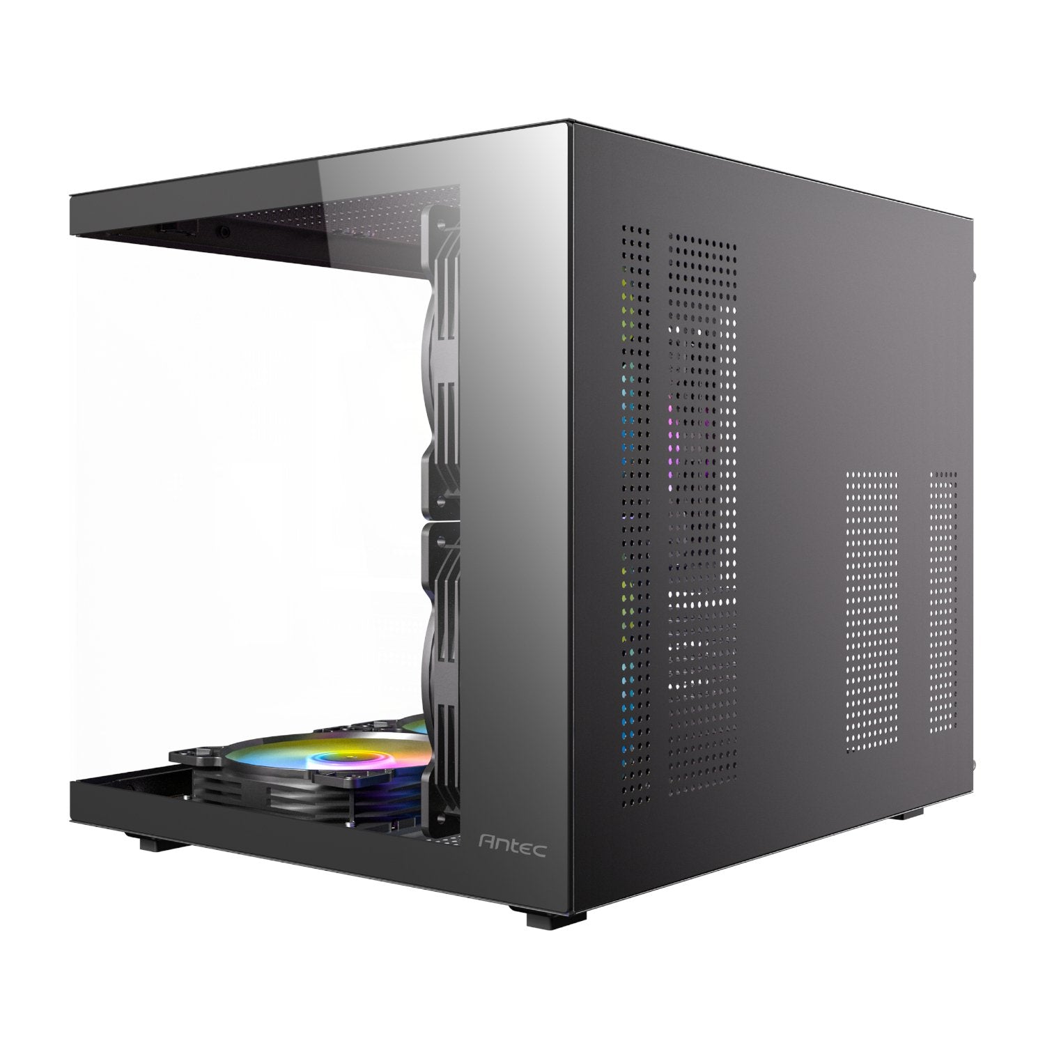 Antec VCX20M RGB Elite Micro-ATX | ITX Mini-Tower Gaming Chassis - Black