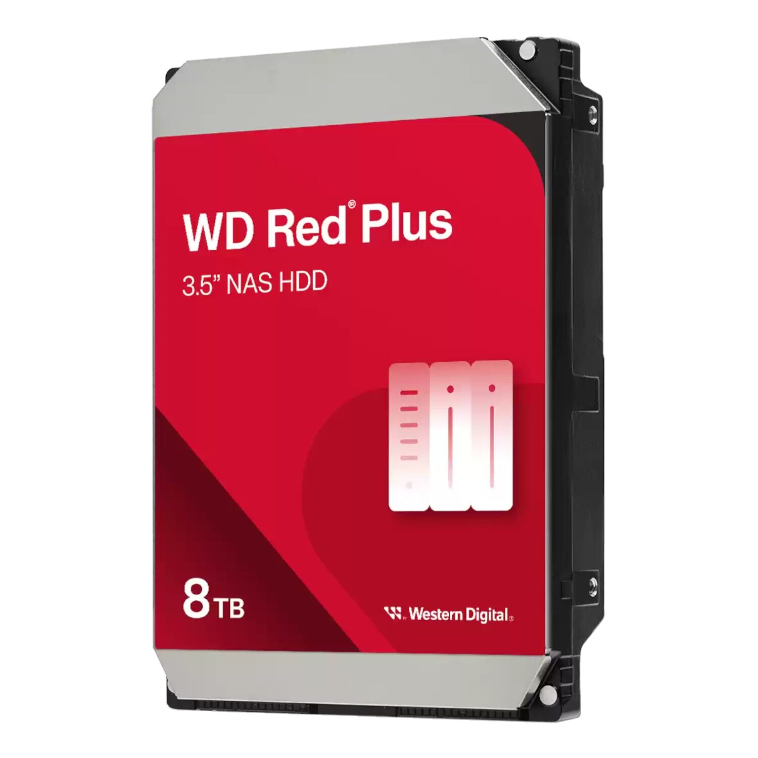 Western Digital Red Plus 8TB NAS HDD - Reliable 3.5" SATA Drive for NAS